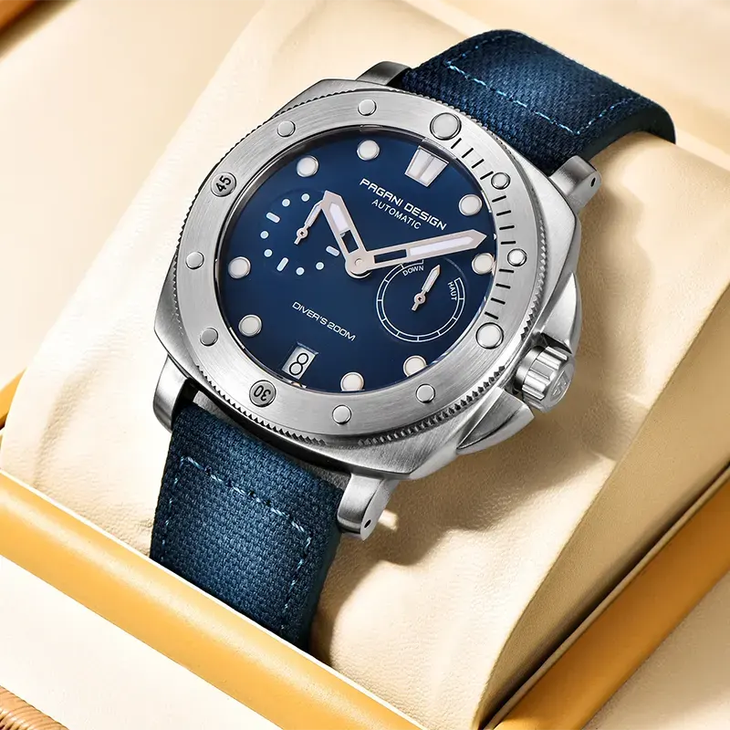 Pagani Design Diver's Automatic Blue Dial Men's Watch- PD-1767